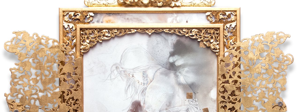 Jean-Philippe Haure, Melancholia, 2013, water media on paper, laid down on (…)